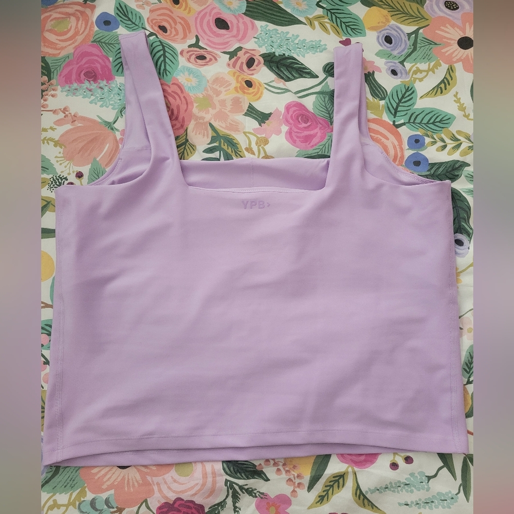 Abercrombie & Fitch Lilac Square-Neck Tank Top - Picture 3 of 4